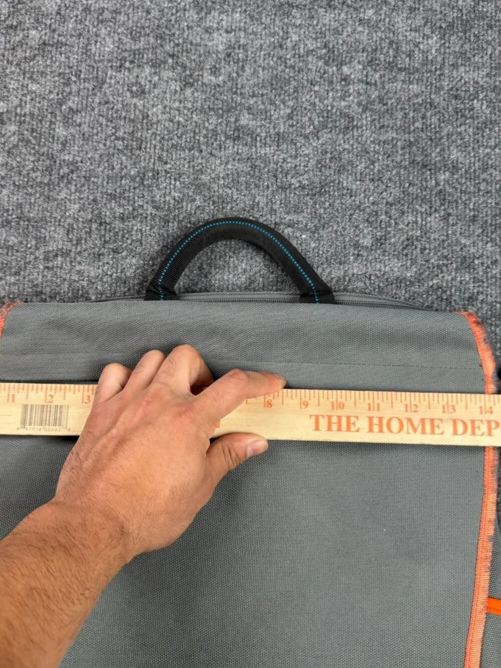 Salesforce Unisex Gray Orange Messenger Laptop Bag Tech Promo Flaw